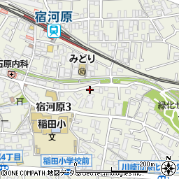 武道場車接骨院周辺の地図