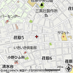 東京都品川区荏原5丁目12-6周辺の地図