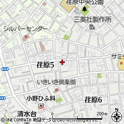 東京都品川区荏原5丁目12-1周辺の地図