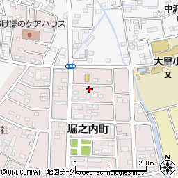 山梨県甲府市堀之内町712-3周辺の地図