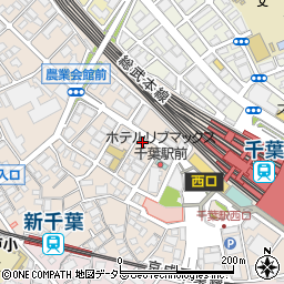 ＫＧ高等学院　千葉駅前キャンパス周辺の地図