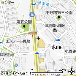 ビースタイル多摩永山店周辺の地図