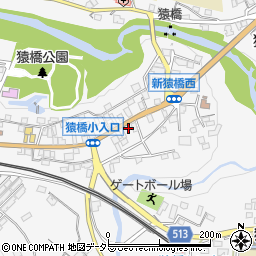 山梨県大月市猿橋町猿橋126周辺の地図