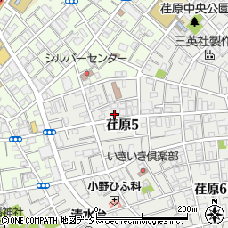 東京都品川区荏原5丁目8-13周辺の地図