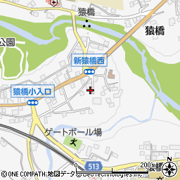 山梨県大月市猿橋町猿橋113-4周辺の地図