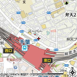 タイムズ千葉駅北口駐車場周辺の地図