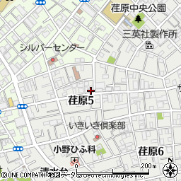 東京都品川区荏原5丁目8-10周辺の地図