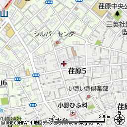東京都品川区荏原5丁目8-1周辺の地図