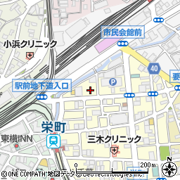 アイパーク栄町駐車場周辺の地図