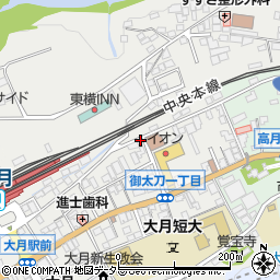 ショウワパーク御太刀駐車場周辺の地図