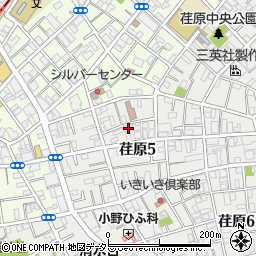 東京都品川区荏原5丁目8-4周辺の地図