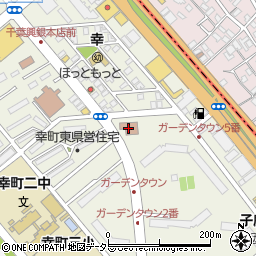 千葉ガーデンタウン郵便局周辺の地図