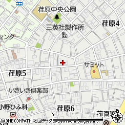 東京都品川区荏原5丁目10-12周辺の地図