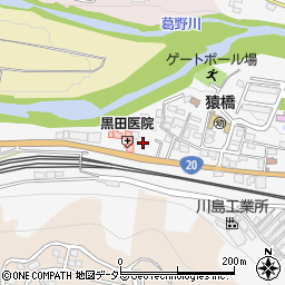 山梨県大月市猿橋町猿橋254周辺の地図