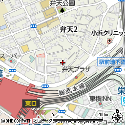 千葉県千葉市中央区弁天2丁目4-25周辺の地図