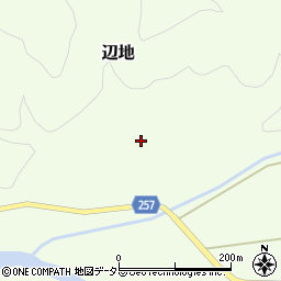 兵庫県美方郡新温泉町辺地354周辺の地図