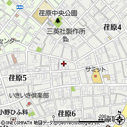 東京都品川区荏原5丁目10周辺の地図