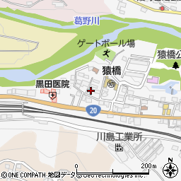 山梨県大月市猿橋町猿橋204-2周辺の地図