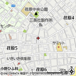 東京都品川区荏原5丁目10-3周辺の地図