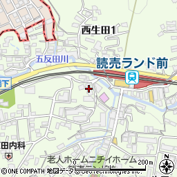 マイタウン西生田周辺の地図