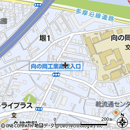 クリエイトＳＤ川崎堰店周辺の地図