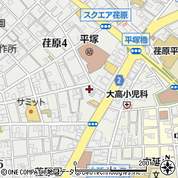 角田製作所周辺の地図