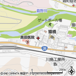 山梨県大月市猿橋町猿橋247-5周辺の地図