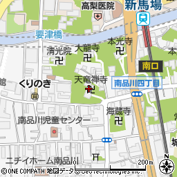 天竜禅寺周辺の地図