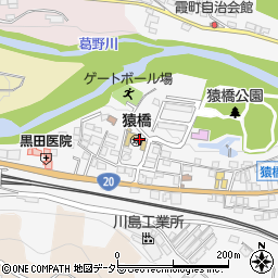 山梨県大月市猿橋町猿橋204周辺の地図