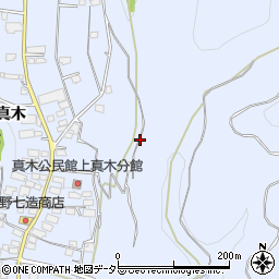 山梨県大月市大月町真木周辺の地図