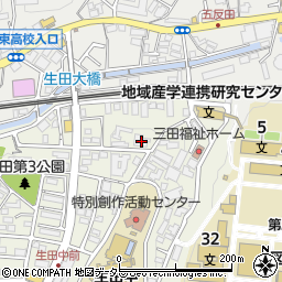 クレボナール三田周辺の地図