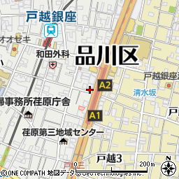九州うまかもん エビス 戸越総本店周辺の地図