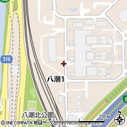東京都品川区八潮1丁目周辺の地図