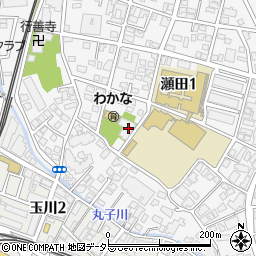 東京都世田谷区瀬田1丁目7-7周辺の地図