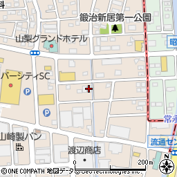 名古屋製酪株式会社　甲府営業所周辺の地図