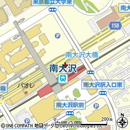 串カツ田中　ｆａｂ南大沢店周辺の地図