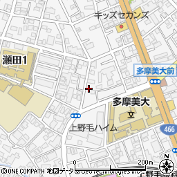 東京都世田谷区瀬田1丁目17-15周辺の地図