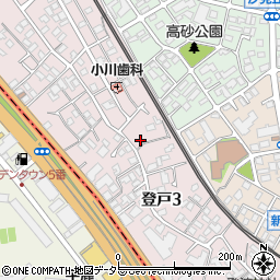 千葉県千葉市中央区登戸3丁目14-11周辺の地図