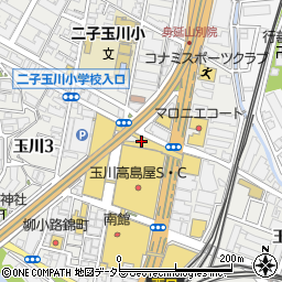 うなぎ 蒲焼 和田平 玉川店周辺の地図