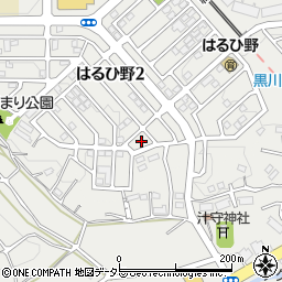 神奈川県川崎市麻生区はるひ野2丁目22周辺の地図