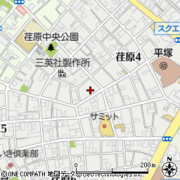 東京都品川区荏原5丁目3周辺の地図