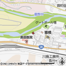 山梨県大月市猿橋町猿橋247-1周辺の地図