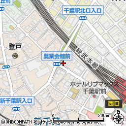 コインパーク千葉駅西口駐車場周辺の地図
