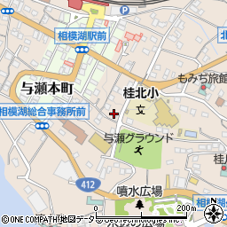 神奈川県相模原市緑区与瀬872周辺の地図