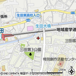 日本基督教団三田教会周辺の地図