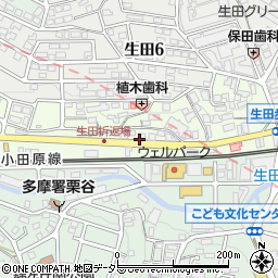 ガラス修理の生活救急車　川崎市幸区・受付センター周辺の地図
