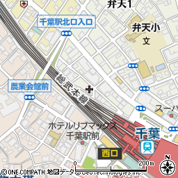 千葉県民共済千葉事務所周辺の地図