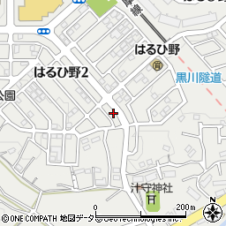 神奈川県川崎市麻生区はるひ野2丁目17周辺の地図