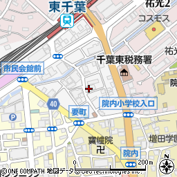 千葉県千葉市中央区要町周辺の地図