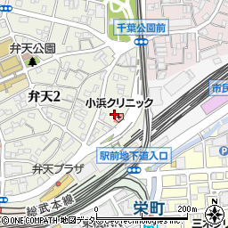 千葉県千葉市中央区弁天2丁目21周辺の地図